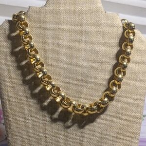 Vintage  gold-tone Rolo link necklace
